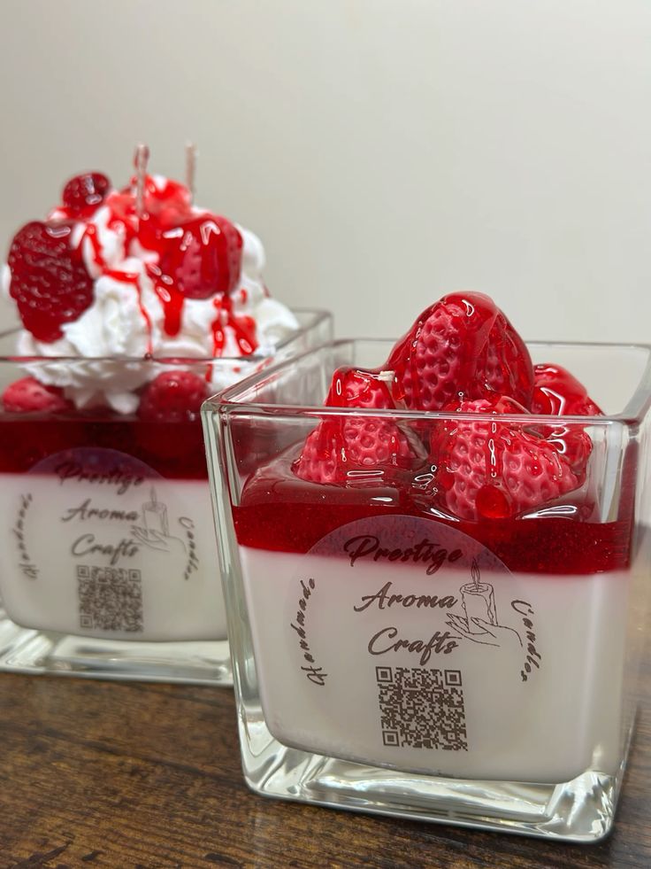 Short cake candels