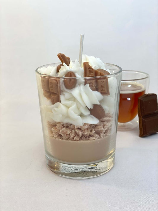 Bougie gourmande au chocolat