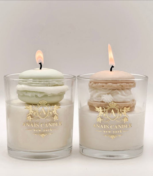 Bougie parfumée au macaron