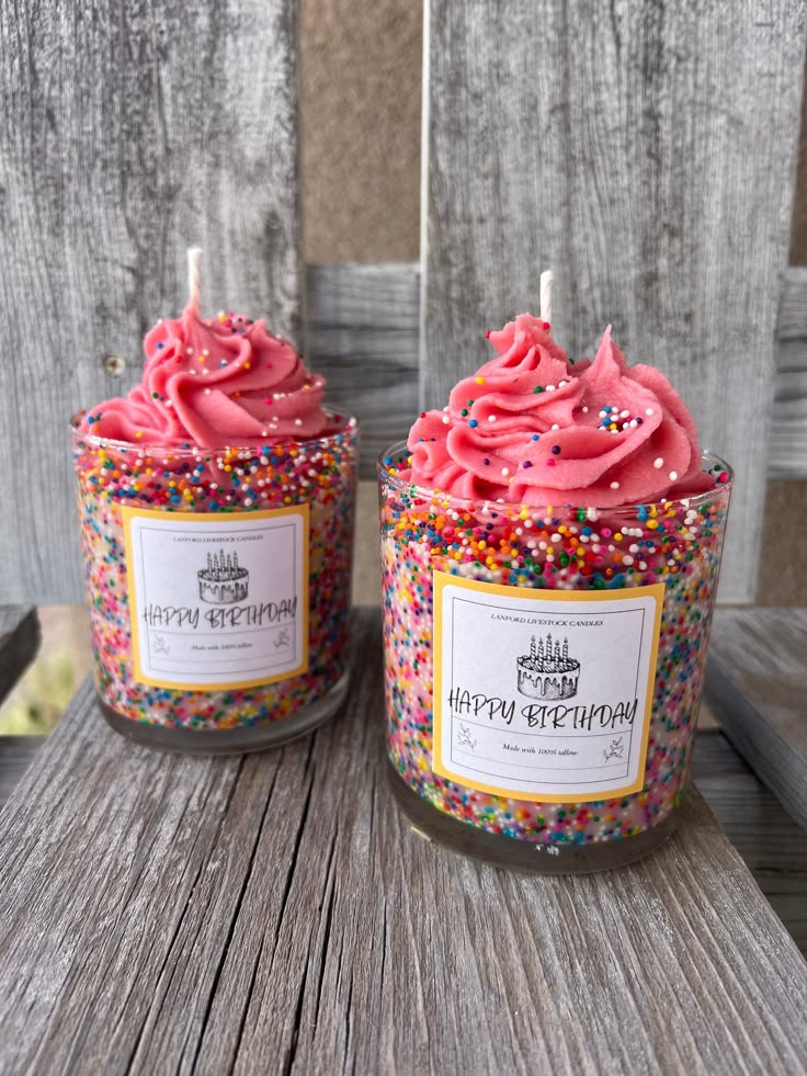 Birthday cake candels